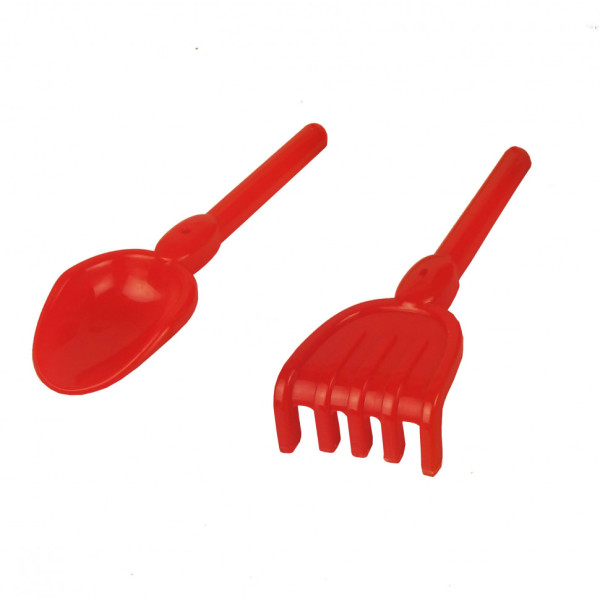 Дитячий набір лопатка і граблі для пісочниці 19240, 24 см (19240)