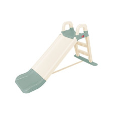 Дитяча пластикова гірка для катання 0140/18 кремово-м'ятна, 140 см (0140/18)