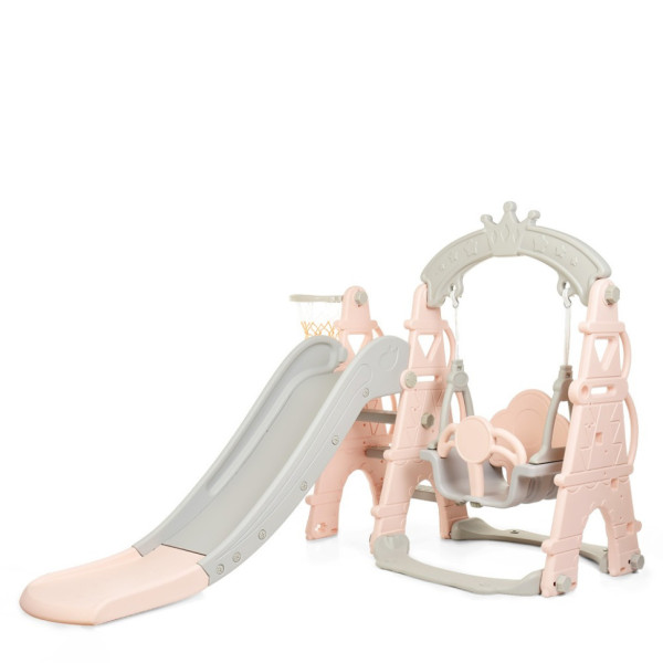 Детская горка-качель CASTLE-8 кольцо баскетбольное(CASTLE-8)