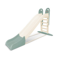 Велика дитяча гірка для катання 014550/23 кремово-м'ятна, 243 см (014550/23)
