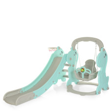 Дитяча гірка-гойдалка YG2020-2-4 кільце баскетбольне (YG2020-2-4)