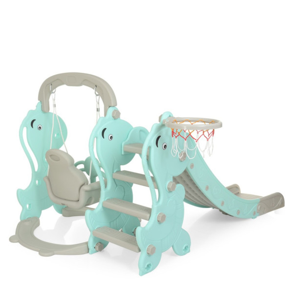 Детская горка-качель  YG2020-2-4 кольцо баскетбольное(YG2020-2-4)