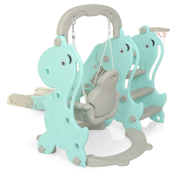 Детская горка-качель  YG2020-2-4 кольцо баскетбольное(YG2020-2-4)