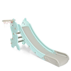 Дитяча гірка YG2020-2-1-4 пластик, з баскетбольним кільцем (YG2020-2-1-4)