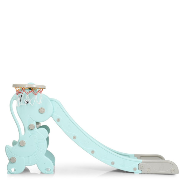 Детская горка YG2020-2-1-4 пластик, с баскетбольным кольцом(YG2020-2-1-4)