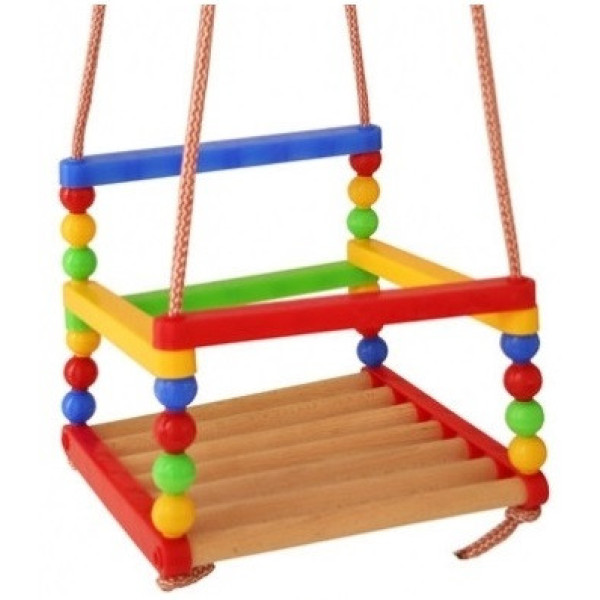 Подвесные качели S0012 деревянные(S0012)