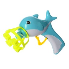 Детский пистолет с мыльными пузырями Дельфин 802 с жидкостью для пузырей