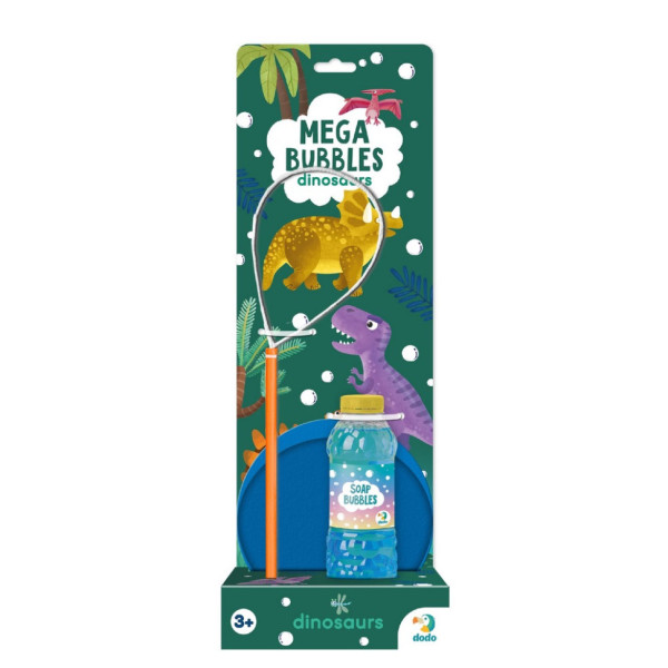 Мыльные пузыри "Mega Bubbles Динозавры" 500122 с тарелкой 450 мл(500122)