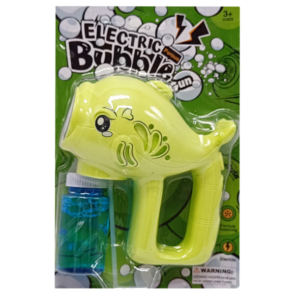 Дитячий генератор мильних бульбашок "Рибка" F2288(Green) 60 мл (F2288(Green))