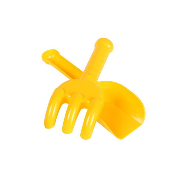 Детский игрушечный набор "Лопатка+грабельки" 2865TXK Желтый(2865TXK(Yellow))