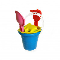 Пісочний набір "Середній" Mtoys S0005 Синій (S0005-1)