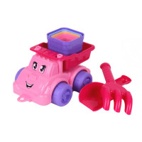 Машинка Набір для гри з піском ТехноК 7051TXK  Рожевий (7051TXK(Pink))