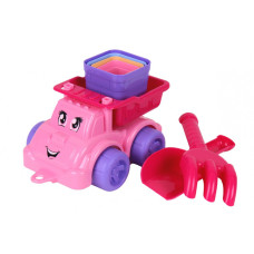 Машинка Набір для гри з піском ТехноК 7051TXK  Рожевий (7051TXK(Pink))