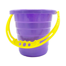 Детское ведро для песочницы "Среднее" S0009(Violet) фиолетовый 14 см(S0009(Violet))