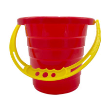 Детское ведро для песочницы "Среднее" S0009(Red) красный 14 см(S0009(Red))