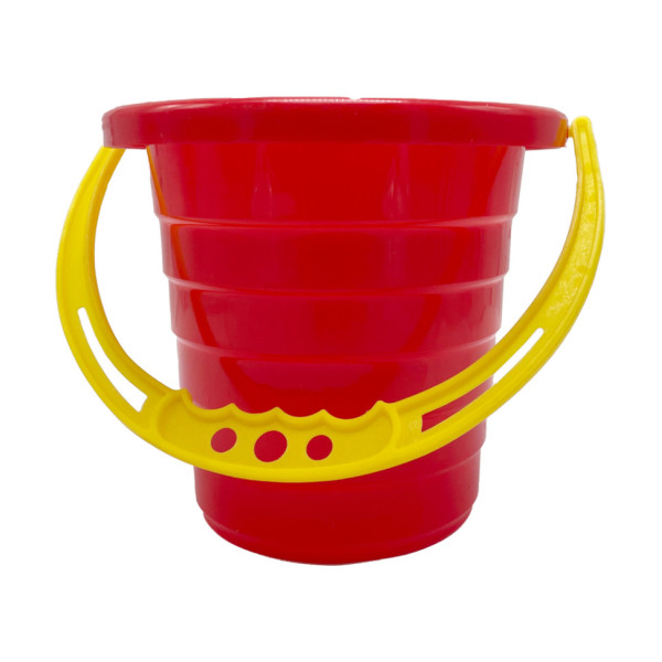 Детское ведро для песочницы "Среднее" S0009(Red) красный 14 см(S0009(Red))