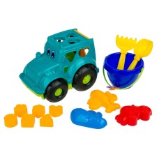 Детский сортер-трактор "Кузнечик" №3  C0343 с набором для песочницы