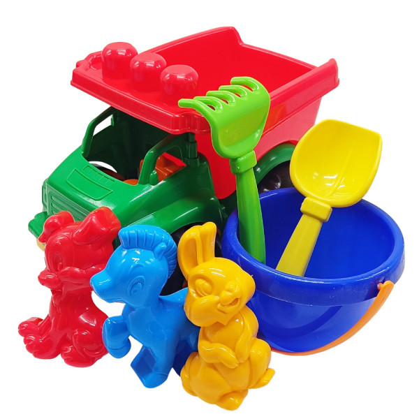 Детский песочный набор "Самосвал Тотоша №3" 0183(Red-Green)(0183(Red-Green))