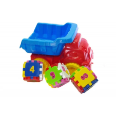 Детский игровой песочный набор 013585 с развивающим кубиком