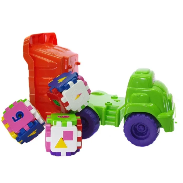 Детский игровой песочный набор 013585 с развивающим кубиком