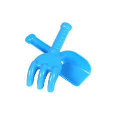 Детский игрушечный набор "Лопатка+грабельки" 2865TXK Синий(2865TXK(Blue))