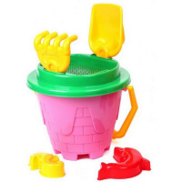 Іграшка "Набір Замок" ТехноК 2278TXK для ігор з піском Рожевий (2278TXK(Pink))