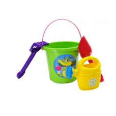 Ігровий набір для пісочниці №1 013555 з відерцем  Салатовий (013555/3)