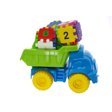 Детский игровой песочный набор 013585 с развивающим кубиком Голубой с салатовым(013585/1)