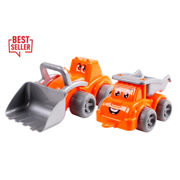Игровой набор "Стройплощадка Максик" ТехноК 0977TXK, 2 машинки(0977TXK)