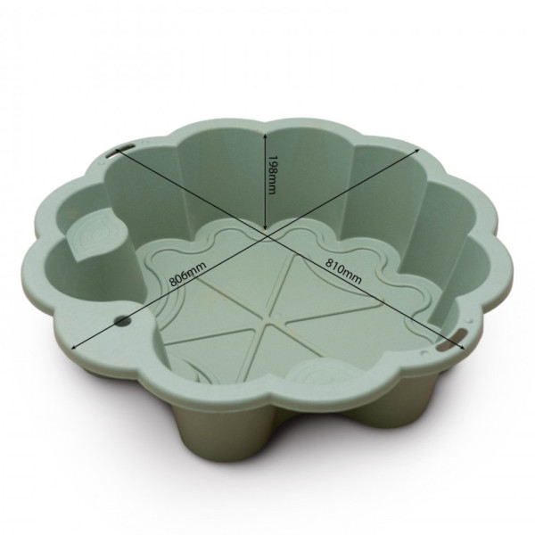 Песочница-бассейн "Цветочек" 01234/03, 80 х 81 х 20 см(01234/03)