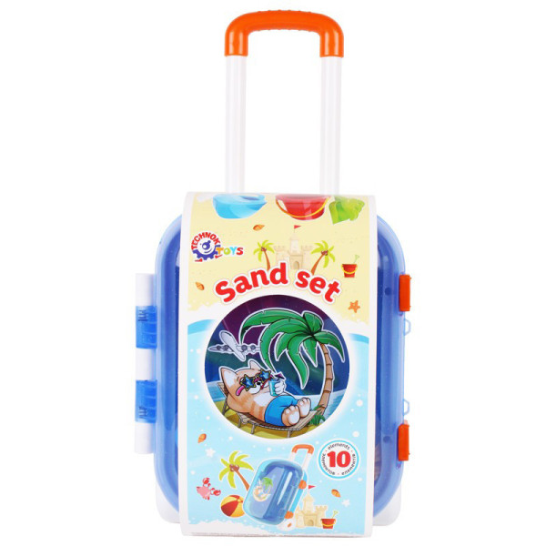 Набор для игры в песочнице ТехноК 6009TXK в чемодане(6009TXK)
