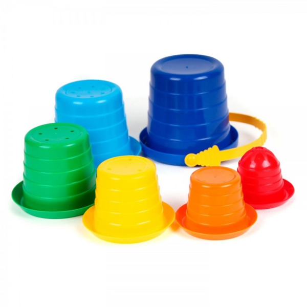 Ігровий набір "Пірамідка "Сомбреро №2" ТехноК 2674TXK, 6 елементів (2674TXK)