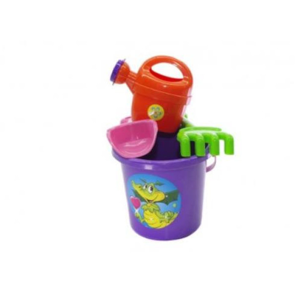 Ігровий набір для пісочниці №1 013555 з відерцем  Фіолетовий (013555/4)