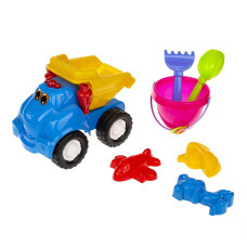 Игрушечный самосвал "Смайл" №3  0145 с набором для песочницы Синий(0145(Blue))