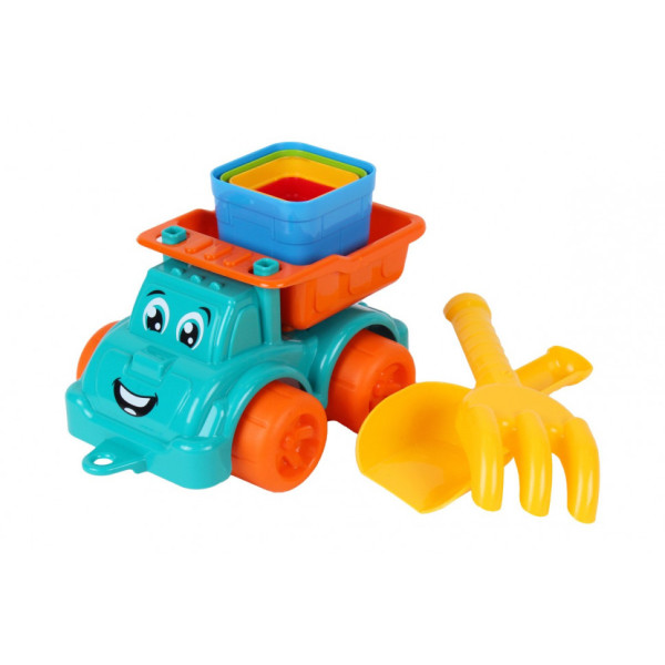 Машинка "Набор для игры с песком ТехноК" 7051TXK Бирюзовый(7051TXK(Turquoise))