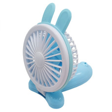 Вентилятор ручной портативный "Зайчик" VNTR-002-3  Синий(VNTR-002-3(Blue))