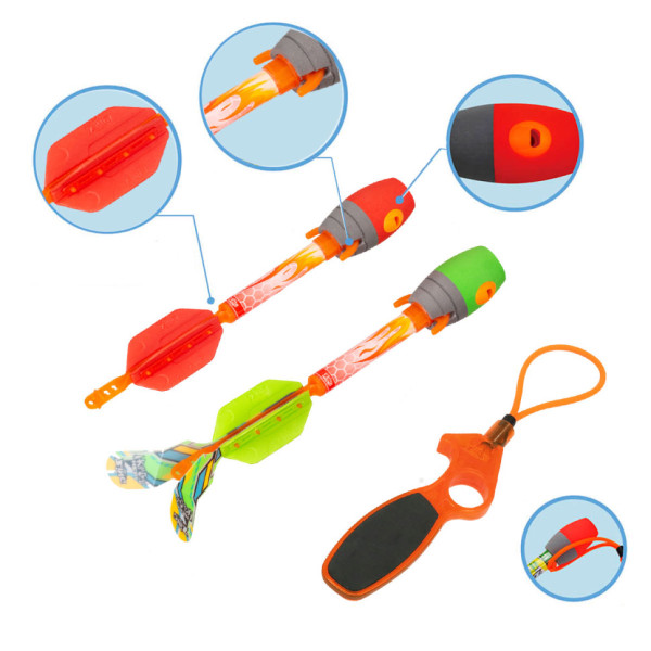 Игрушечный пускатель серии "Air Storm" Zing AS610 SKY RIPPERZ с двумя ракетами(AS610)