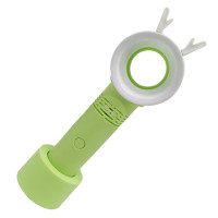 Вентилятор ручной портативный 301AB, с подставкой Зеленый(301AB(Green))