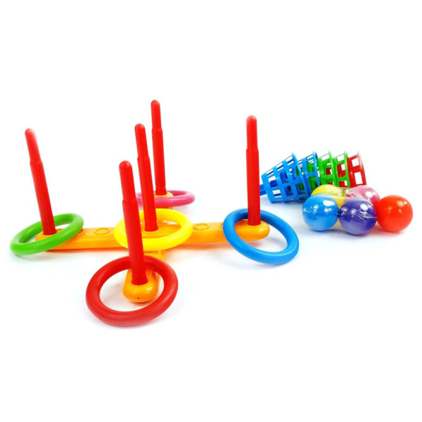 Кільцекид "Комбі" 15141, 5 м'ячиків в наборі (15141)