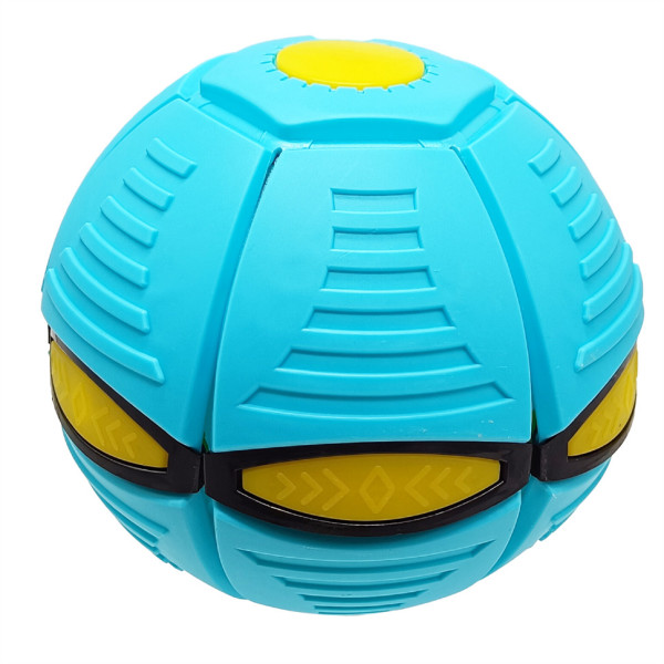 Летящий трансформерный мяч 1002-3(Turquoise) светится(1002-3(Turquoise))