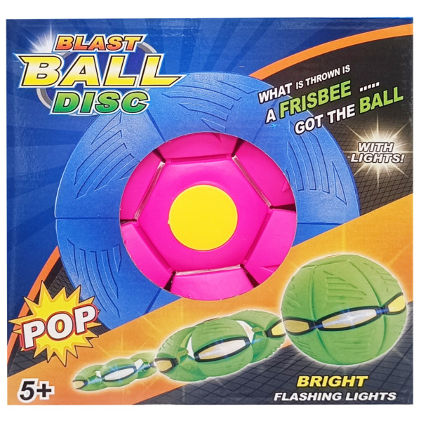 Летающий трансформерный мяч «FLAT BALL» FB-001 Розовый(FB-001(Pink))