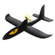 Метальний літак A0006007Black з пінопласту
