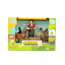 Детский игрушечный набор "Ферма" Q9899-T7_3 утка, курица, кролик(Q9899-T7_3)