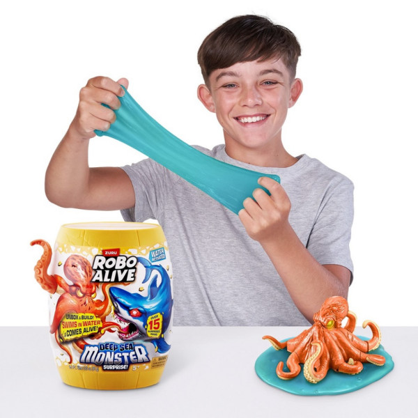Інтерактивний ігровий набір "Глибоководний сюрприз: Восьминіг" ROBO ALIVE S1 Pets & Robo Alive 71155B (71155B)