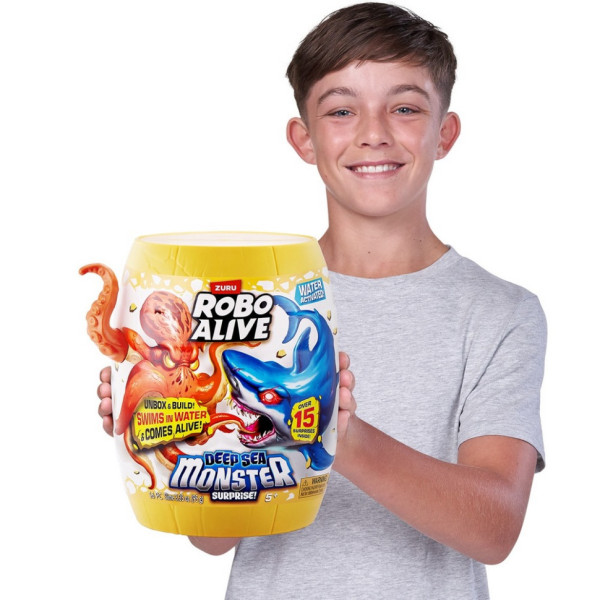 Інтерактивний ігровий набір "Глибоководний сюрприз: Восьминіг" ROBO ALIVE S1 Pets & Robo Alive 71155B (71155B)