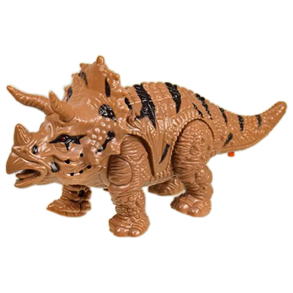 Інтерактивна іграшка Динозавр Bambi 111D ходить зі звуком Коричневий (111D(Brown))