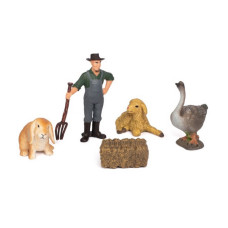 Дитячий іграшковий набір "Ферма" Q9899-T7_4 гусак, вівця, кролик (Q9899-T7_4)