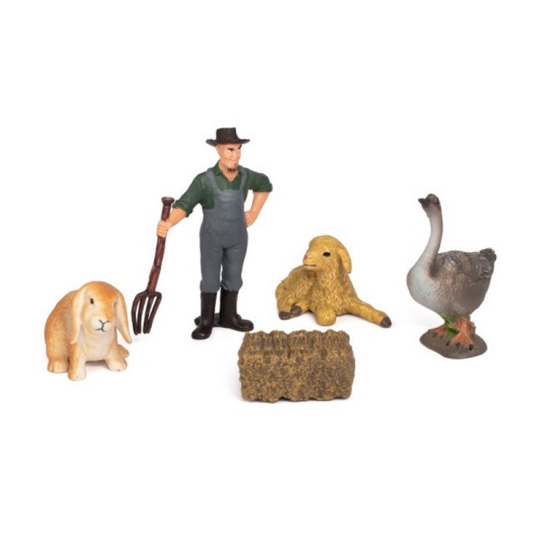 Дитячий іграшковий набір "Ферма" Q9899-T7_4 гусак, вівця, кролик (Q9899-T7_4)