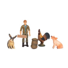 Дитячий іграшковий набір "Ферма" Q9899-T7_5 свинка, півник, кролик (Q9899-T7_5)