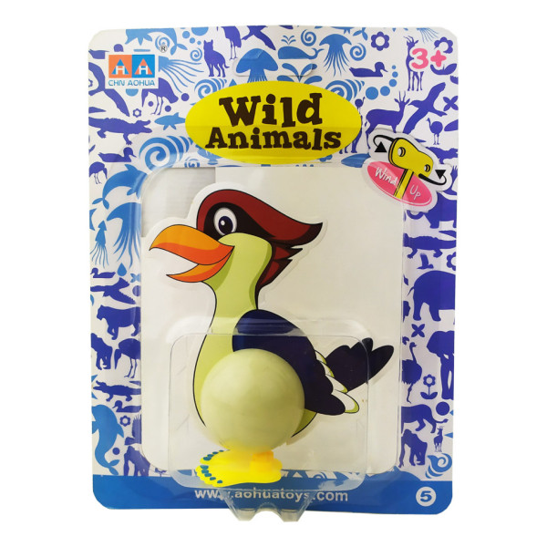 Игрушка заводная "Птица" 2031A 15 см Желто-голубой(2031A-2(Blue-Yellow))